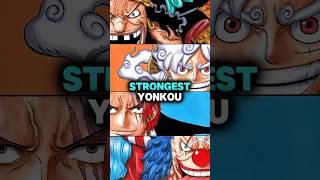 Strongest Yonkou in One Piece. Is Luffy the strongest!?