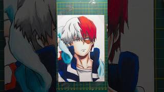 Drawing Shoto Todoroki #art #drawinganime #shoto #mha #shorts
