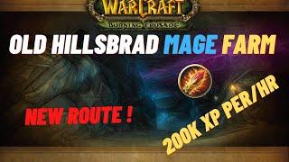 NEW BOOST Tbc Classic Mage Solo OLD HILLSBRAD - 200K XP/HR !