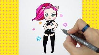 How to Draw RunningMan Animation ~MIYO  런닝맨 애니메이션 미요그리기 손그림~예뿍드로우