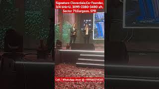 Signature Cloverdale,Co-Founder, 3/4 bhk+U, 2095-2280-3480 sft, +919560214267,Sector 71,Gurgaon, SPR