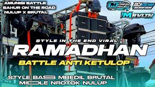 TRAP BATTLE MBEDILDJ RAMADHAN BATTLE NROTOK FULL BASS HOREG || AMUNISI BATTLE SAUR ON THE ROAD ‼️