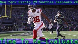 New York Giants 29 Seattle Seahawks 20: Some boxes need to get unchecked after this one