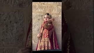 Ayzeh khan new bridal shoot|looking beautiful|behind the scene|#shorts |subscribe |Ayzehkhanworld