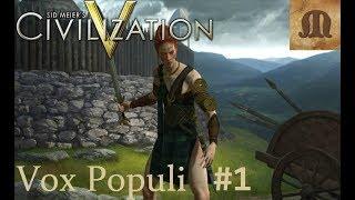 Let's Play Civilization 5 Vox Populi - The Celts p.1 (deity, marathon)