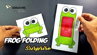 How to make Paper Frog Folding Surprise