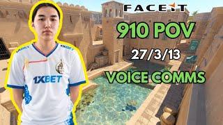 910 POV + VOICE COMMS (27/3/13) CS2 FACEIT October 28th 2024