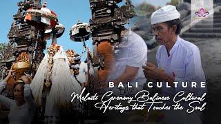 THE BALI CEREMONY MELASTI #travel #baliculture #nature #heritage