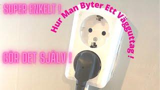 Byta Eller Kopplar In Ett Nytt Vägguttag Hur Enkelt Som Helst (Nyinstallation Av Vägguttag)