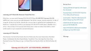 HOW TO Download Samsung Galaxy A10s SM A107F  OFFICIAL FIRMWARE FLASH FILE