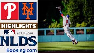 Philadelphia Phillies vs New York Mets Game 2 Highlights | NLDS | (10/6/2024)