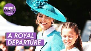 Royals depart Buckingham Palace for Trooping the Colour