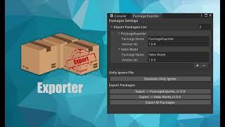 Unity - Package Exporter