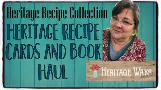 Amazing Collection of Vintage Heritage Recipe Cards and Cookbooks * Ebay Haul *