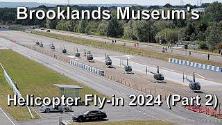 Brooklands Museum's Helicopter Fly-in 2024 Part Two (Departures) in 4K.