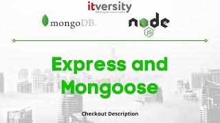 Express and Mongoose - HTTP Requests Overview