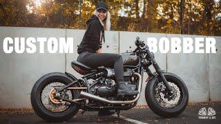 Custom Triumph Bonneville British Bobber