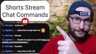 YouTube Shorts Stream - How To Add Nightbot Chat Commands (Easy Tutorial)