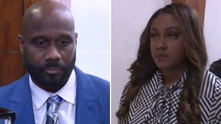 Former HISD employees accused in teacher cheating scheme try to avoid cameras at first court hearing