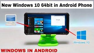 How to Use Windows 10 64bit UEFI in Android Smartphone Using Limbo PC Emulator | Windows in Android