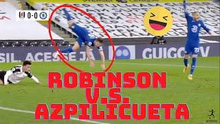 [4K] LOL {Red Card} Antonee Robinson V.S. flying Azpilicueta | Fulham Vs Chelsea [Funny Meme]