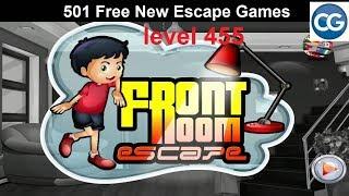 [Walkthrough] 501 Free New Escape Games level 455 - Front room escape - Complete Game