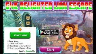 G4K Delighted Lion Escape Walkthrough [Games4King]