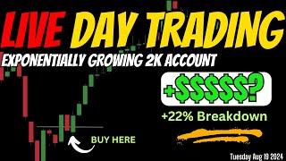 LIVE DAY TRADING $SPY OPTIONS | SMALL ACCOUNT CHALLENGE DAY 8 | +115% GIAN TRADING SIGNAL