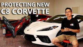 Protecting New C8 Corvette with Paint Protection Film (PPF) and Ceramic Coating