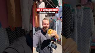 Top 5 Must-Try Moroccan Food in Marrakech, Morocco  #shorts