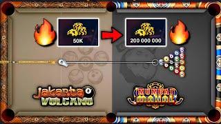 50k coins to 200m coins  | coins increasing | unknown gamer 8bp • 8 ball pool