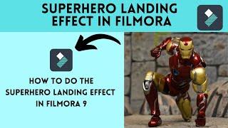 How to Fly & Land like a Super-Hero using Filmora 9 (easy) 2021