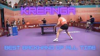 KREANGA FIRES BACKHAND BOMBS AGAINST XU XIN