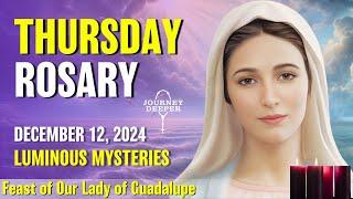 Thursday Rosary  Luminous Mysteries of the Rosary  December 12, 2024 VIRTUAL ROSARY