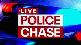 Police chase: LAPD in pursuit of armed robbery suspect