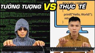 Dân IT trong tưởng tượng của mọi người và thực tế là... | Vũ Nguyễn Coder