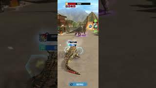 74,000 Damage! Sinraptor & Bleed Crew vs Brachi Boss. Jurassic World Alive