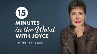 It's Okay Not to Be Okay - Pt 1| 15 Minutes in the Word with Joyce Meyer