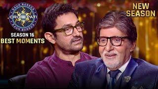 New Season | KBC S16 | Best Moments | Aamir ने KBC मंच पर खास अंदाज में मनाया Big B का Birthday