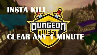 [NEW] ROBLOX HACK/SCRIPT | Dungeon Quest | INSTA KILL CLEAR ANY 1 MINUTES