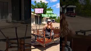 2024 Best TRASH to CASH Finds!! #trashfinds #bigtrashdays #upcycle #flips #vinatge #home #finds