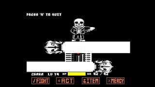 UNDERTALE - BAD TIME SIMULATOR - CUSTOM ATTACK