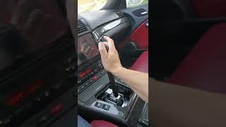 BMW E46 M3 SELF CENTERING SHIFTER (SUPER NOTCHY) #bmw #e46 #bmwm3 #shortshifter #pov #garagistic