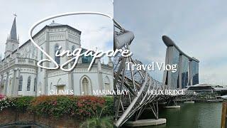 SG 2024 Vlog - Walkathon to Instagramable spots at SG! (CHJIMES, Merlion, Esplanade, Helix bridge)