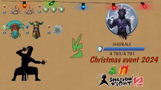 Shadow fight 2 gameplay || SHURALE Boss - Christmast event 2024 