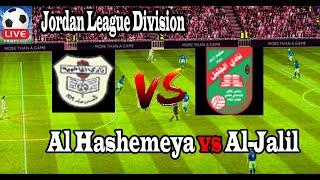 Live Football Al Hashemeya vs Al-Jalil ll Live Jordan League Division