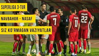 Muzlatgichda o'tirgan Ro'ziqul Berdiyev yohud "Navbahor"-"Nasaf" o'yinida siz ko'rmagan vaziyatlar!