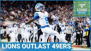 Lions POSTCAST: Detroit Lions OUTLAST San Francisco 49ers On Monday Night Football, Move to 14-2