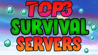 Top 3 Best Minecraft Survival Servers For 2021!