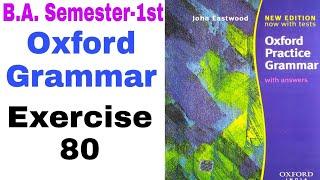 'Oxford Practice Grammar' Exercise 80 by 'English Family87' | Oxford Grammar by John Eastwood